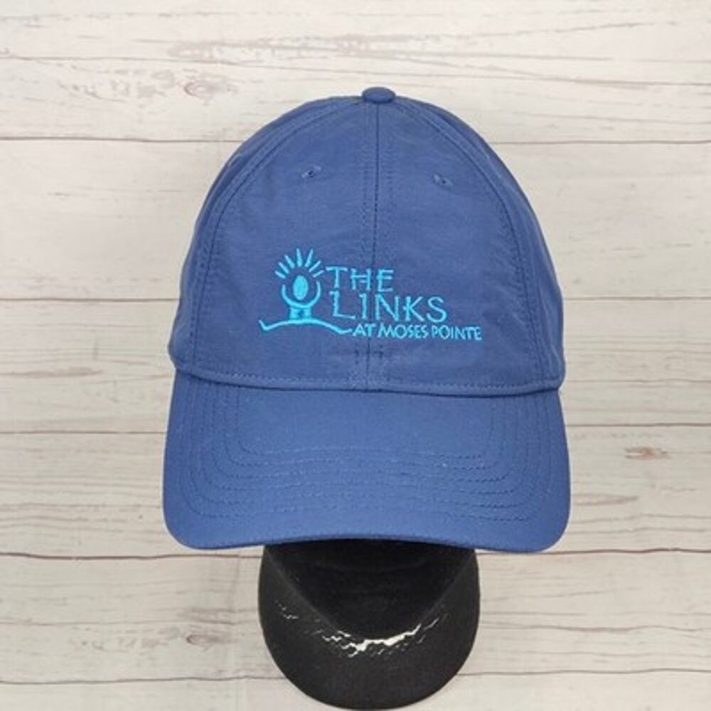 Ivory Headwear Baseball Cap The Links at Moses Pointe Golf Hat Men's Blue